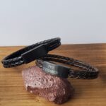 Personalized Mens Leather Bracelet 11 BB05 8mm 2 scaled