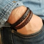 Mens Leather Bracelet, Mens Bracelet, Leather Bracelet, Men Leather Bracelet, Bracelet for Man, Braided Bracelet, Man Bracelet, Gift for Men 11 Mens Leather Bracelet, Mens Bracelet, Leather Bracelet, Men Leather Bracelet, Bracelet for Man, Braided Bracelet, Man Bracelet, Gift for Men