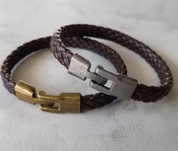 Mens Leather Bracelet, Mens Bracelet, Leather Bracelet, Men Leather Bracelet, Bracelet for Man, Braided Bracelet, Man Bracelet, Gift for Men
