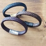 Mens Leather Bracelet, Engraved Bracelet, Braided Cuff Bracelet, Gift for Him 11 Mens Leather Bracelet, Engraved Bracelet, Braided Cuff Bracelet, Gift for Him