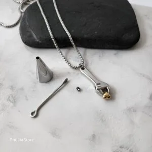 Stainless Steel Urn Necklace, engraved and personalized - photo 2 of 10