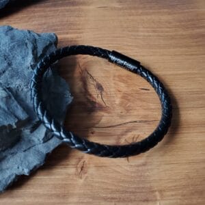 Leather Bracelet, engraved and personalized - photo 4 of 10